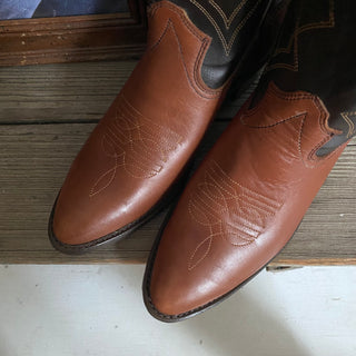 2 Tone Texas Cowboy Boots - Men’s 10.5 / Women’s 12