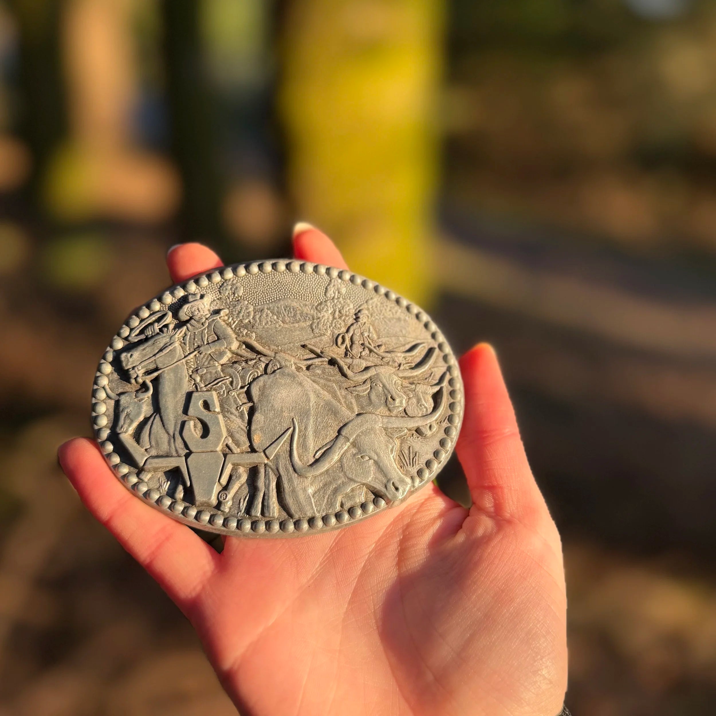 Longhorn Belt Buckle