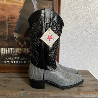 2 Tone Grey Texas Cowboy Boots - Men’s 8.5 / Women’s 10