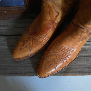Brown Cowboy Boots - Men’s 7.5 / Women’s 9