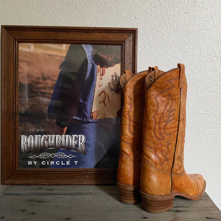 Brown Cowboy Boots - Men’s 7.5 / Women’s 9