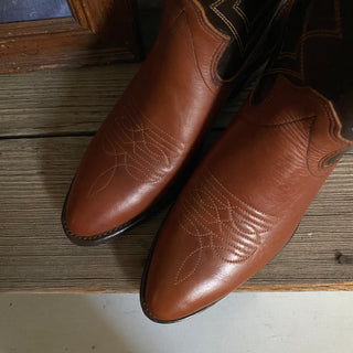 2 Tone Texas Cowboy Boots - Men’s 8.5 & 10 / Women’s 10 & 11.5
