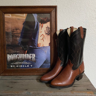 2 Tone Texas Cowboy Boots - Men’s 8.5 & 10 / Women’s 10 & 11.5