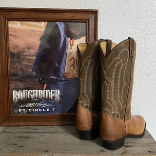 Brown Cowboy Boots - Men’s 9.5 D / Women’s 11