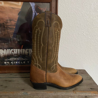 Brown Cowboy Boots - Men’s 9.5 D / Women’s 11