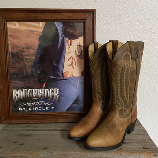 Brown Cowboy Boots - Men’s 9.5 D / Women’s 11