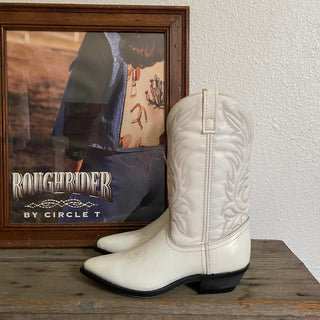 White Laredo Cowboy Boots - Women’s 8.5