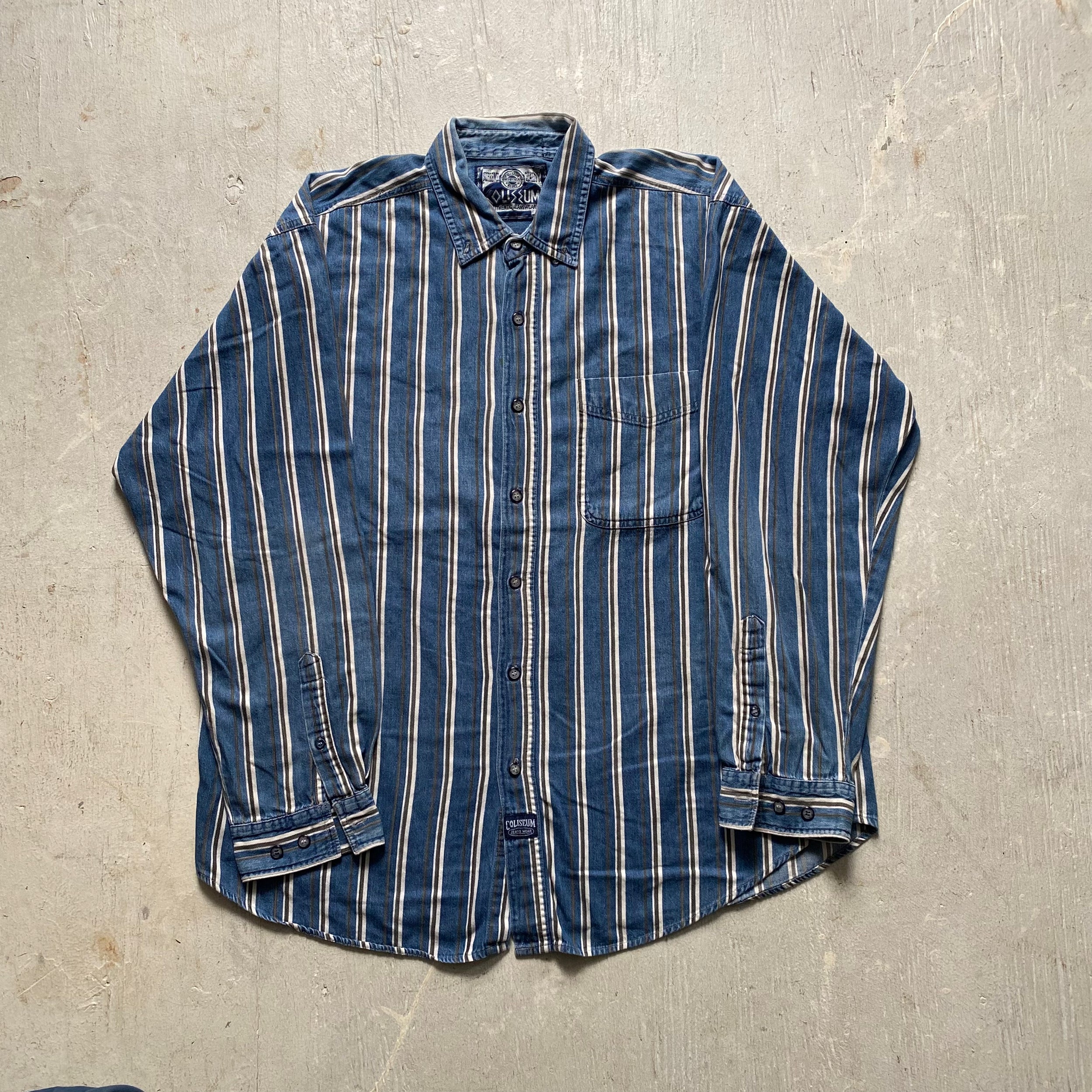 Cowboy Stripes Shirt 2XL