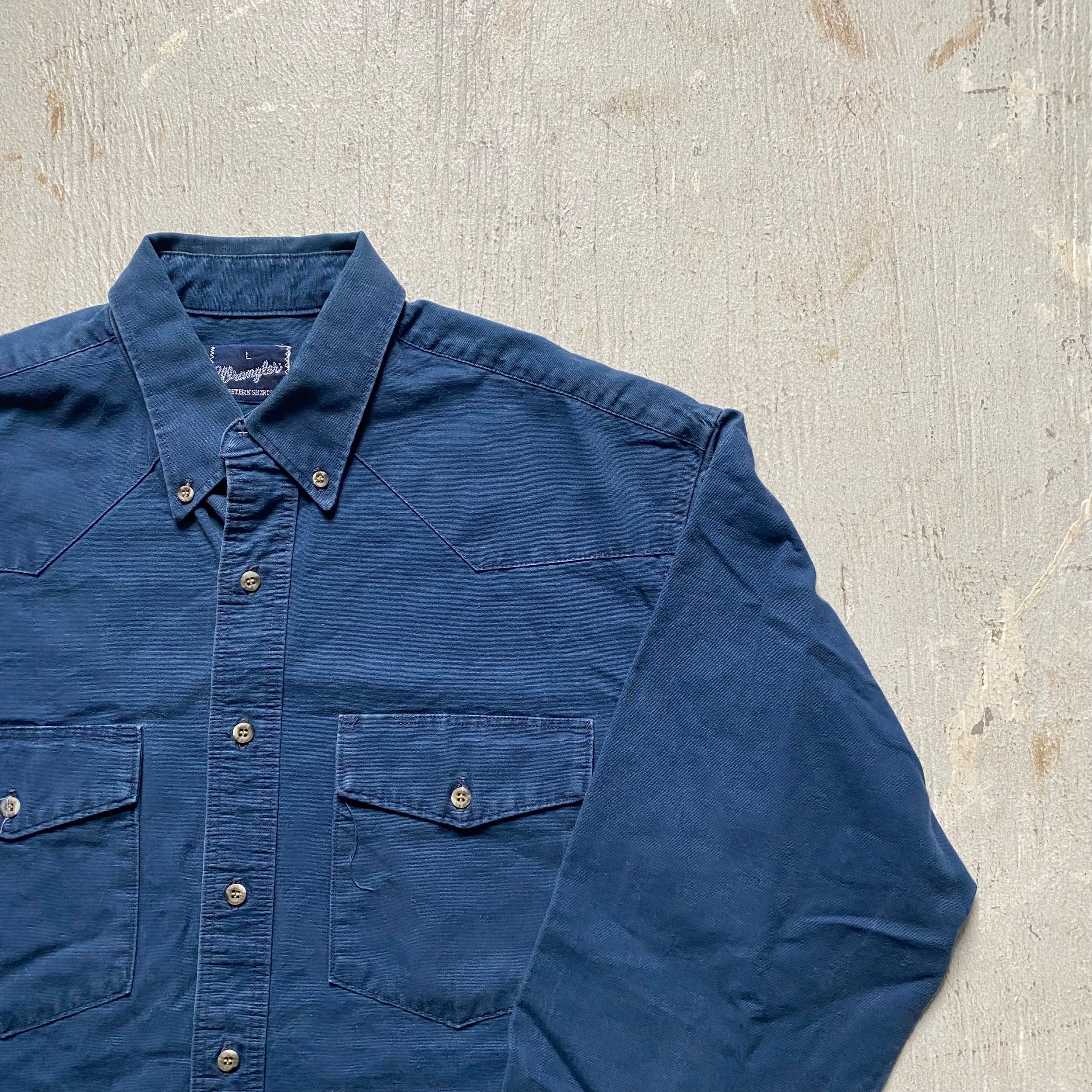 Cowboy Blues Wrangler Shirt Large