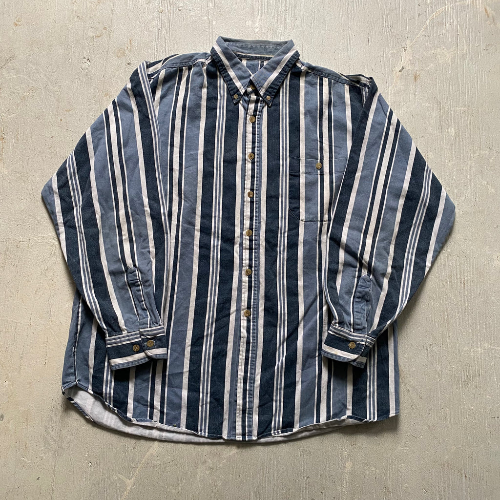 Cowboy Striped Western Shirt XL