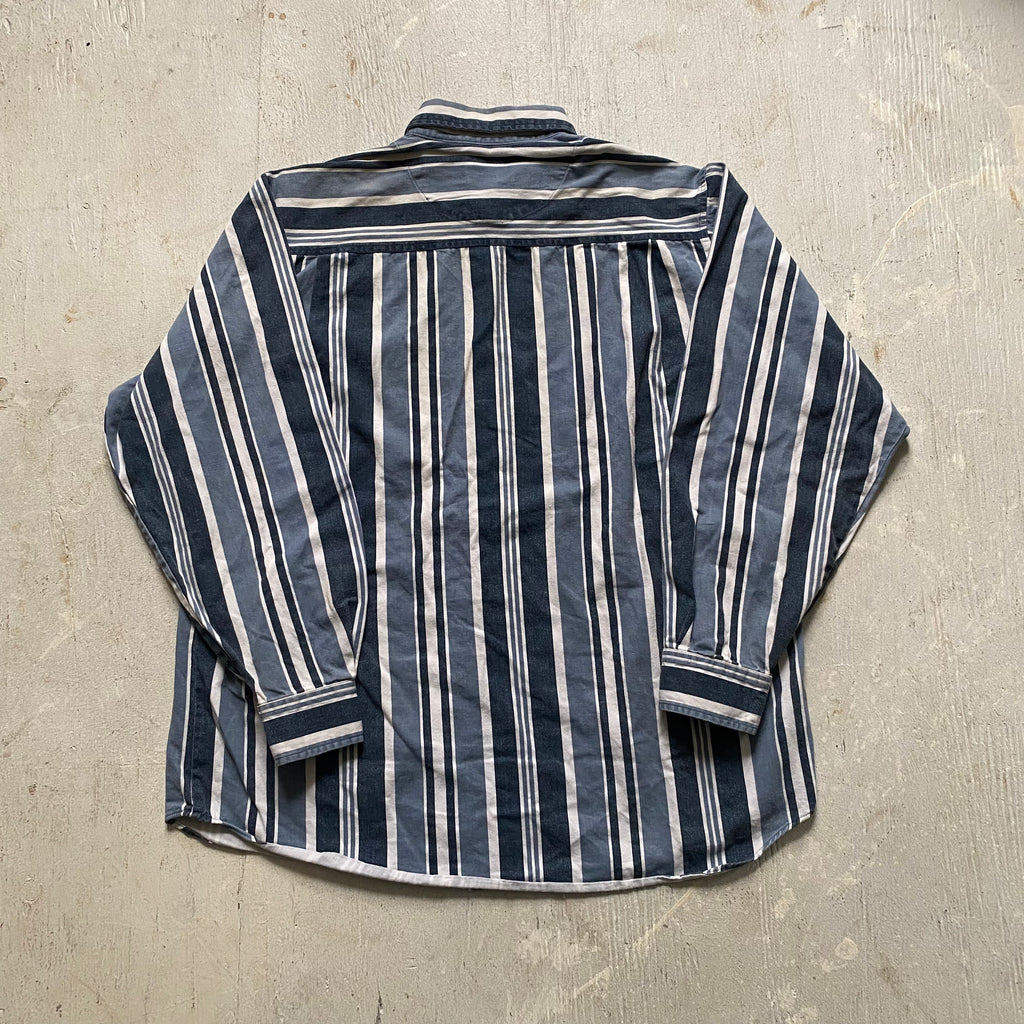 Cowboy Striped Western Shirt XL