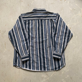 Vintage Cowboy Striped Western Shirt XL for Men