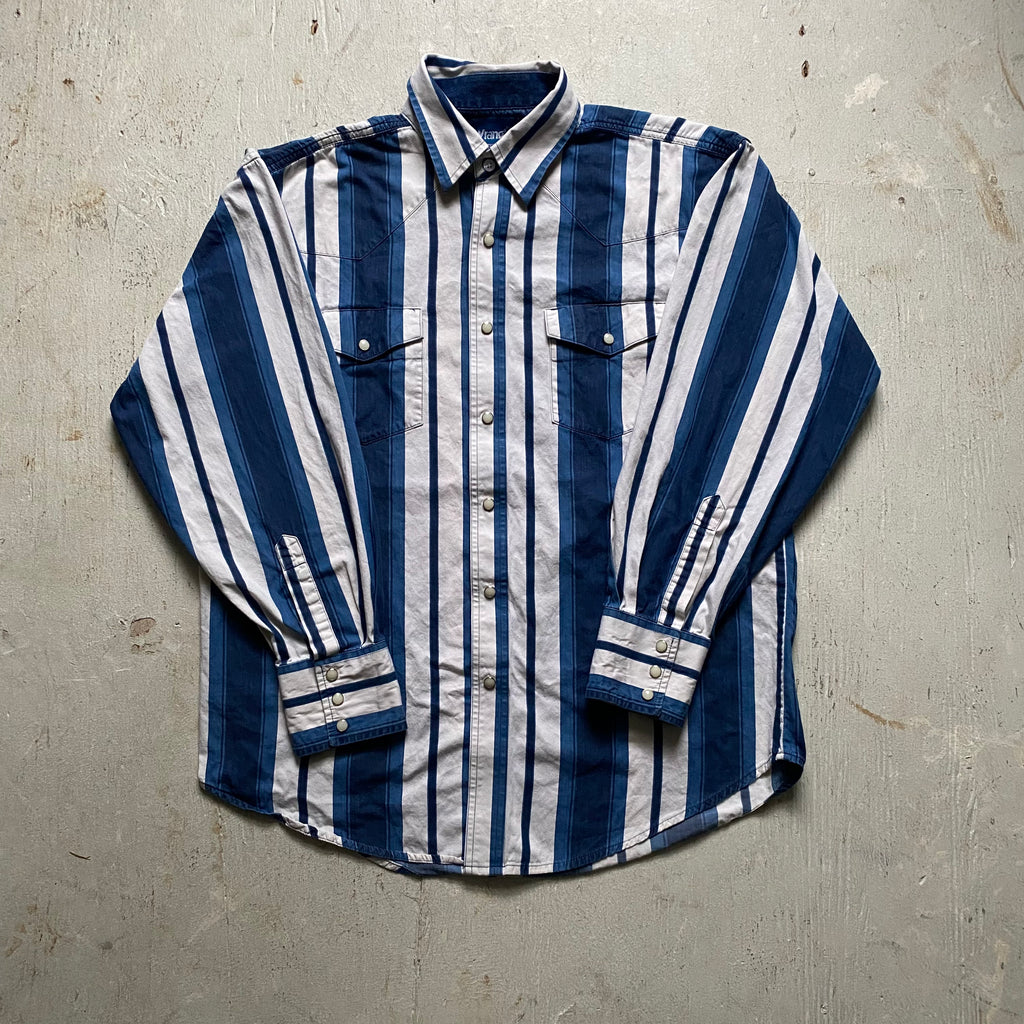 Wrangler Cowboy Blues Pearlsnap Large