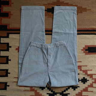 Vintage Sky Blue Corduroy Jeans 25 inch waist for Women