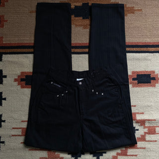 Vintage Black Western Ethics Jeans 27 inch waist for Women