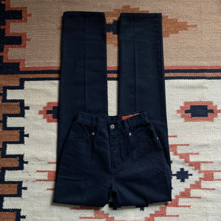 Vintage Black Rodeo Lawmans 25 inch waist