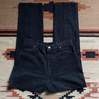 Vintage Black Wranglers 30 inch waist