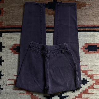 Vintage Purple Brown Silverlake Wranglers 26 inch waist
