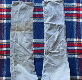 Grey 70s Corduroy Levi’s 26 inch waist