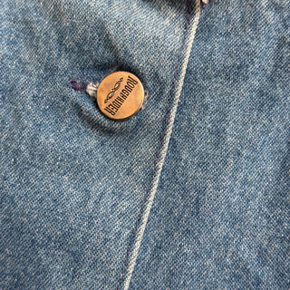 Vintage Roughrider Light Wash Denim Mini Skirt 25 inch waist