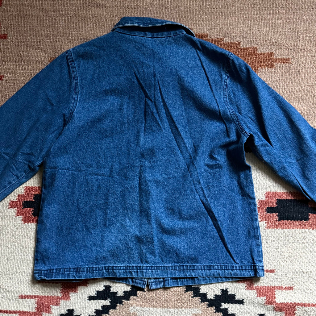 Lightweight Embroidered Denim Jacket