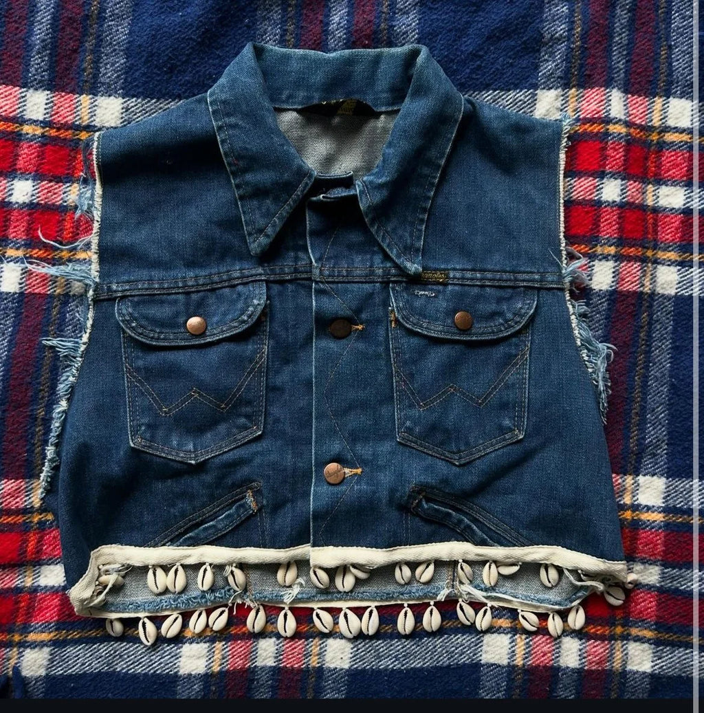 One of a Kind 80s Wrangler Shell Vest