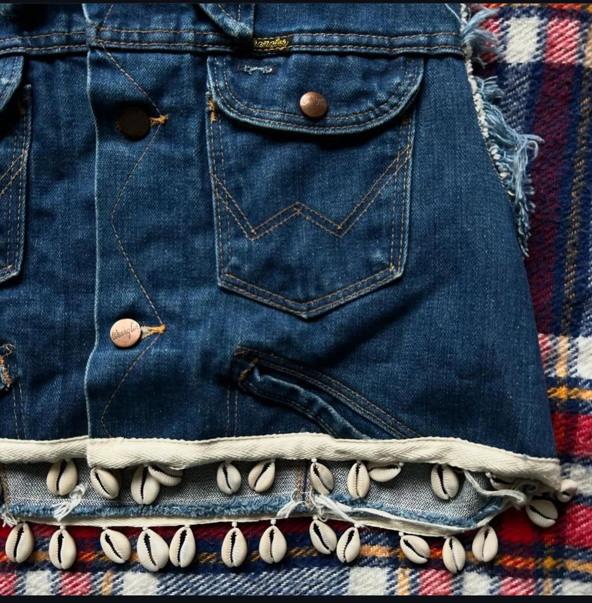 One of a Kind 80s Wrangler Shell Vest