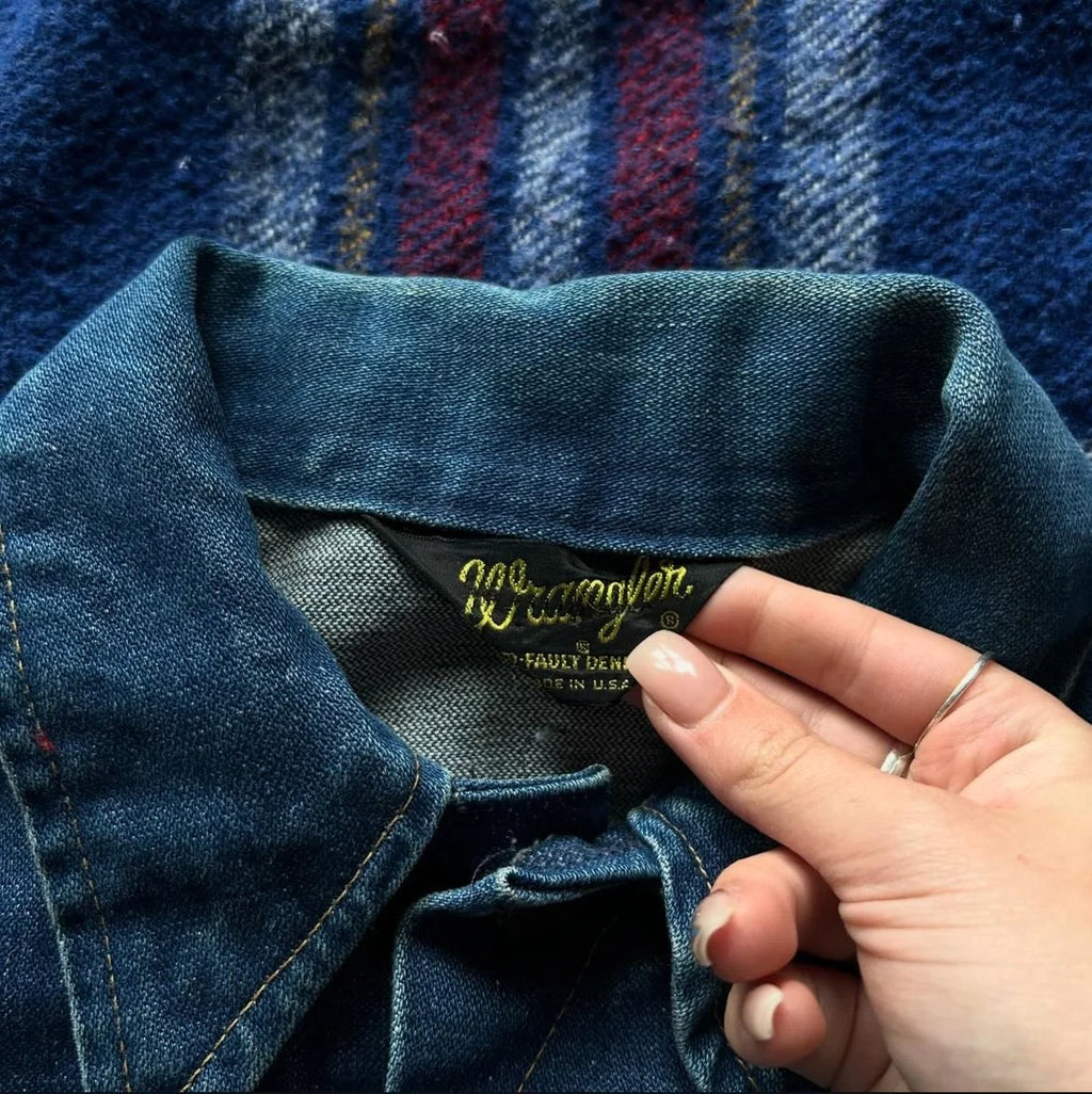 One of a Kind 80s Wrangler Shell Vest