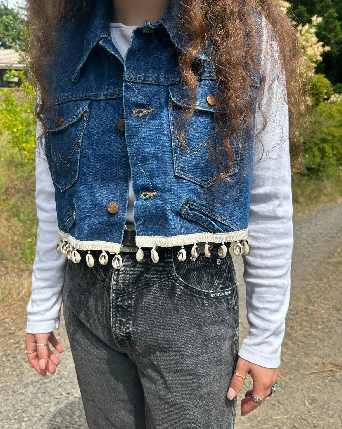 One of a Kind 80s Wrangler Shell Vest