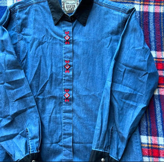 Vintage Silverlake Wrangler Shirt Large for Women