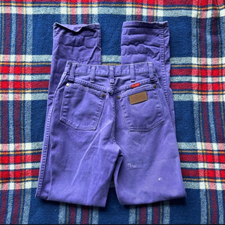Vintage Purple Wranglers 25 inch waist