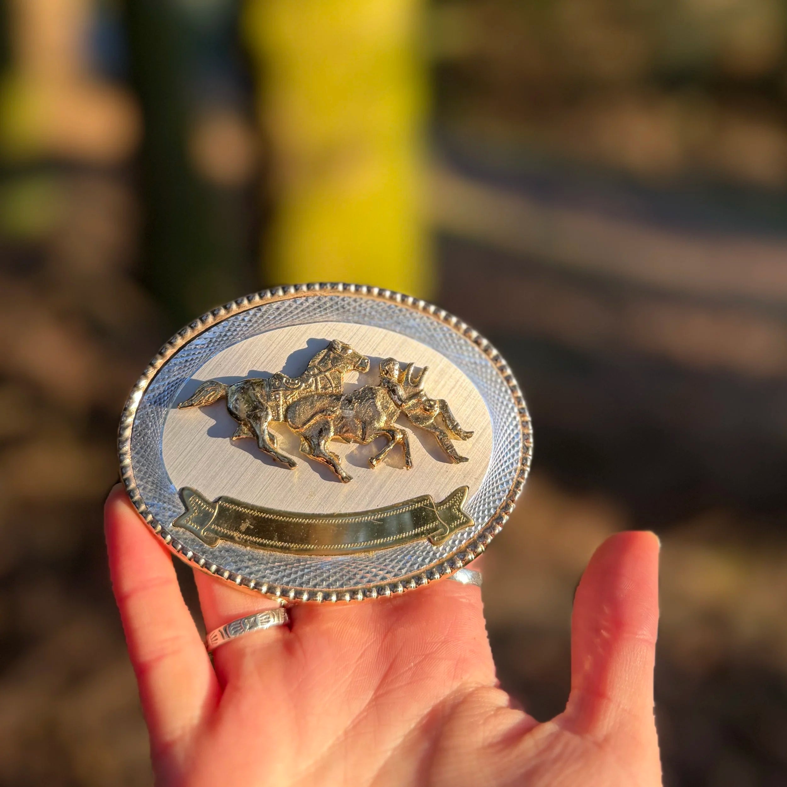 Racehorse Belt Buckle