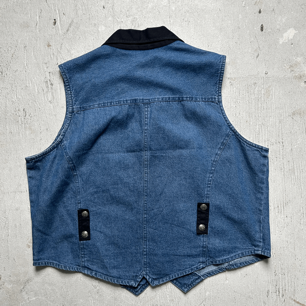 Ozark Mountain Denim Cowgirl Vest - XL
