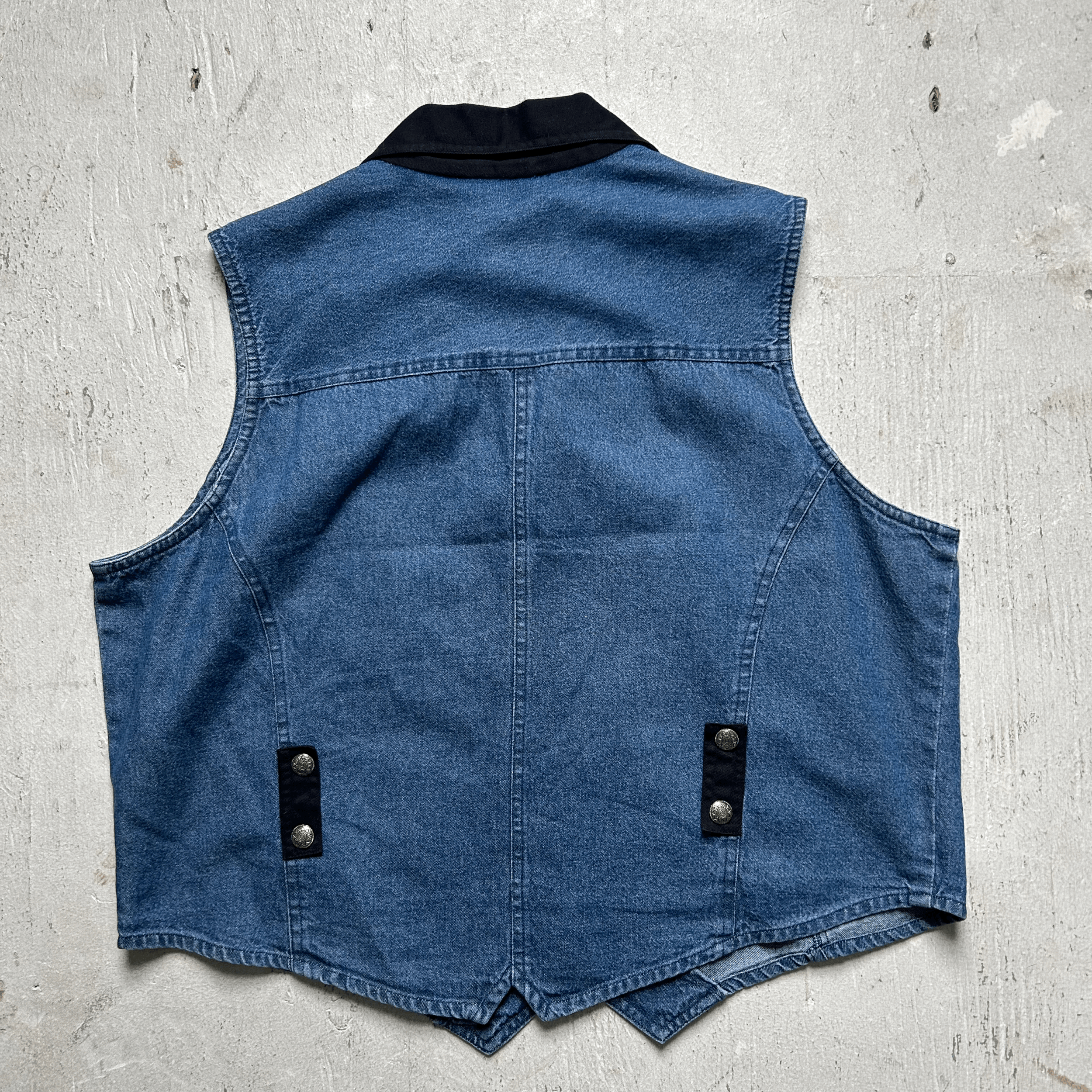 Ozark Mountain Denim Cowgirl Vest - XL