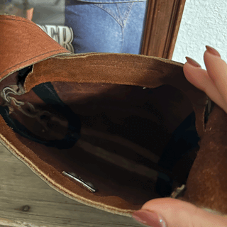 Vintage Coeur d'Alene Cowgirl Leather Bag