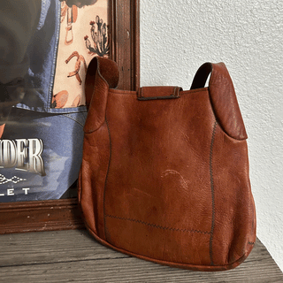Vintage Coeur d'Alene Cowgirl Leather Bag