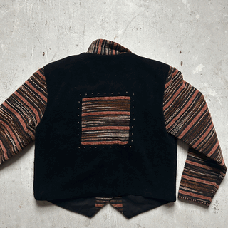 Vintage Winter Sunset Cowgirl Jacket, Medium for Women