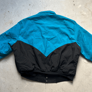 Vintage Turquoise Cowboy Jacket, 3XL