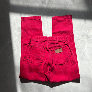 Vintage Hot Pink Wranglers 25 inch and 26 inch waist for Women
