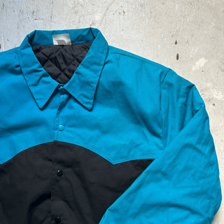Vintage Turquoise Cowboy Jacket, 3XL