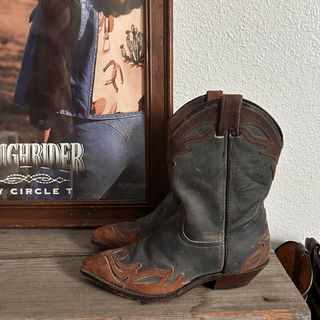 Vintage Code West Heart Cowboy Boots, Women's 5