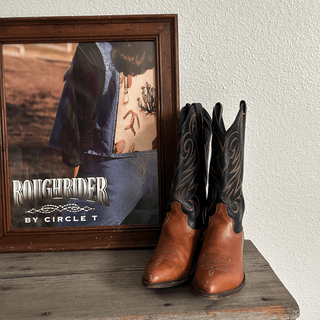 Vintage Code West Cowboy Boots, Women's 6