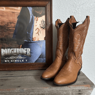 J Chisolm Vintage Deadstock Cowboy Boots, Men's 8.5 /Women's 10