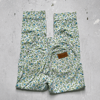 Floral 60s Wranglers 21 inch waist