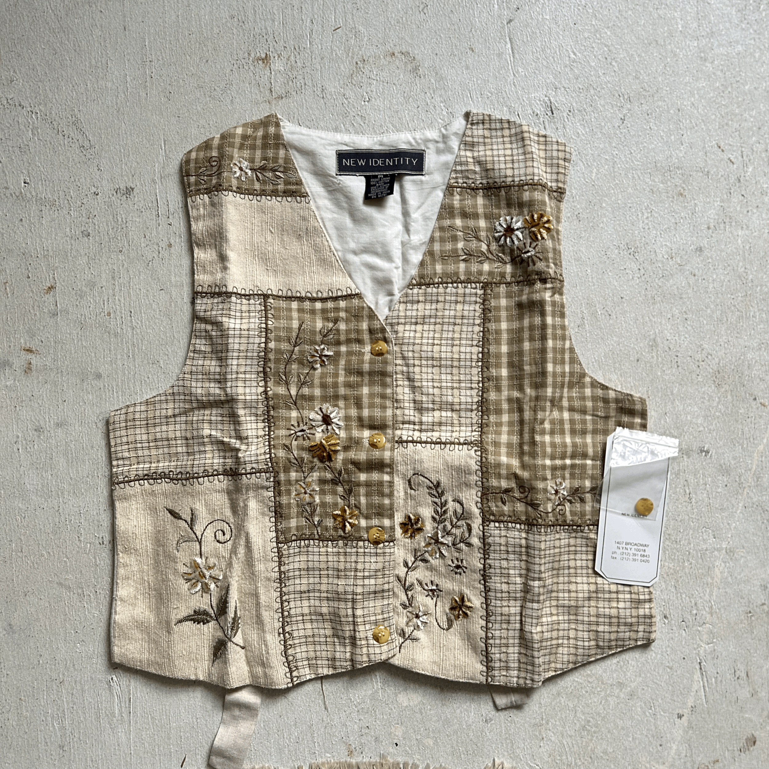 Cowgirl Granny Patchwork Vest