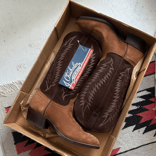 Vintage J Chisholm Deadstock Cowboy Boots, Men's 8.5, Women's 10