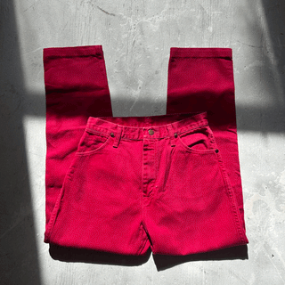 Vintage Hot Pink Wranglers 25 inch and 26 inch waist for Women