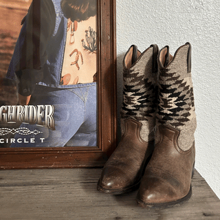 Rare Vintage Frye Cowboy Boots, Women's 7.5