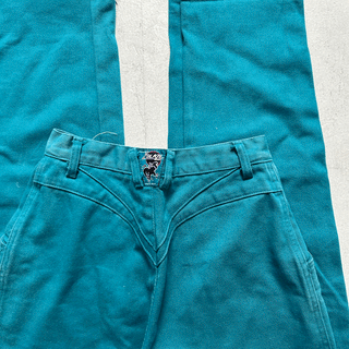 Vintage Turquoise Blazé Jeans 26 inch waist for Women