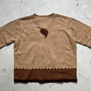 Vintage Crazyhorse Granny Sweater, XL for Women